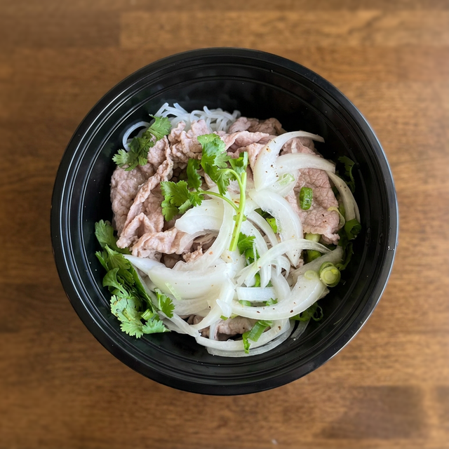 Pho Rare Steak.