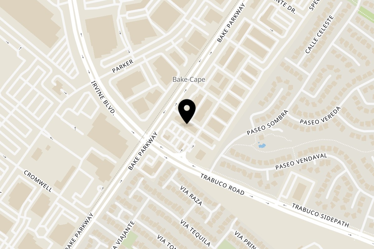 Map showing the location of Pho Tám Cali on 24531 Trabuco Rd in Lake Forest